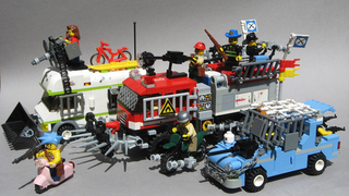 Lego Master Prepares For The Zombie ApocaLEGO